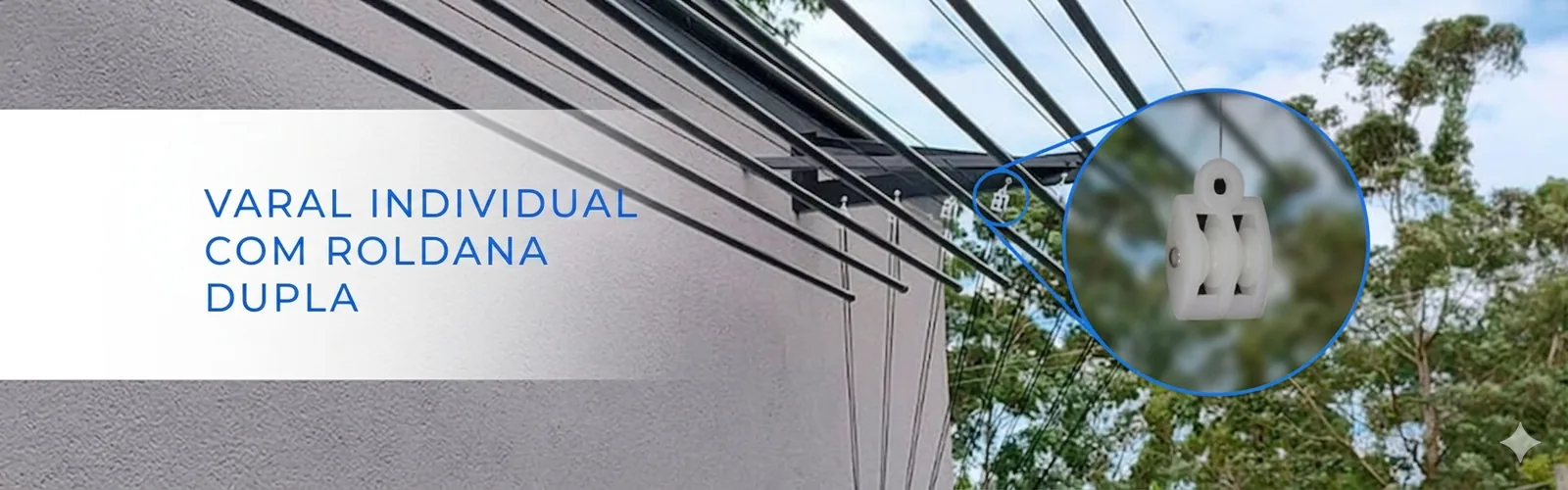 Varal Individual Parede/Teto — Zephir Varais